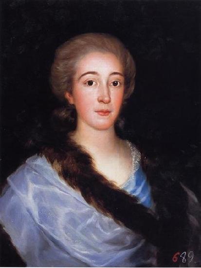 Francisco de Goya Portrait of Dona Maria Teresa de Vallabriga y Rozas oil painting image